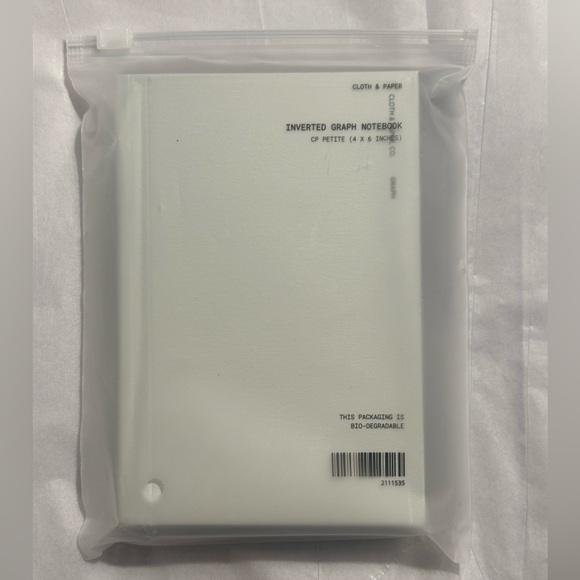 Cloth & Paper Other - Cloth‎ & Paper (C&P) Inverted Graph Notebook CP Petite